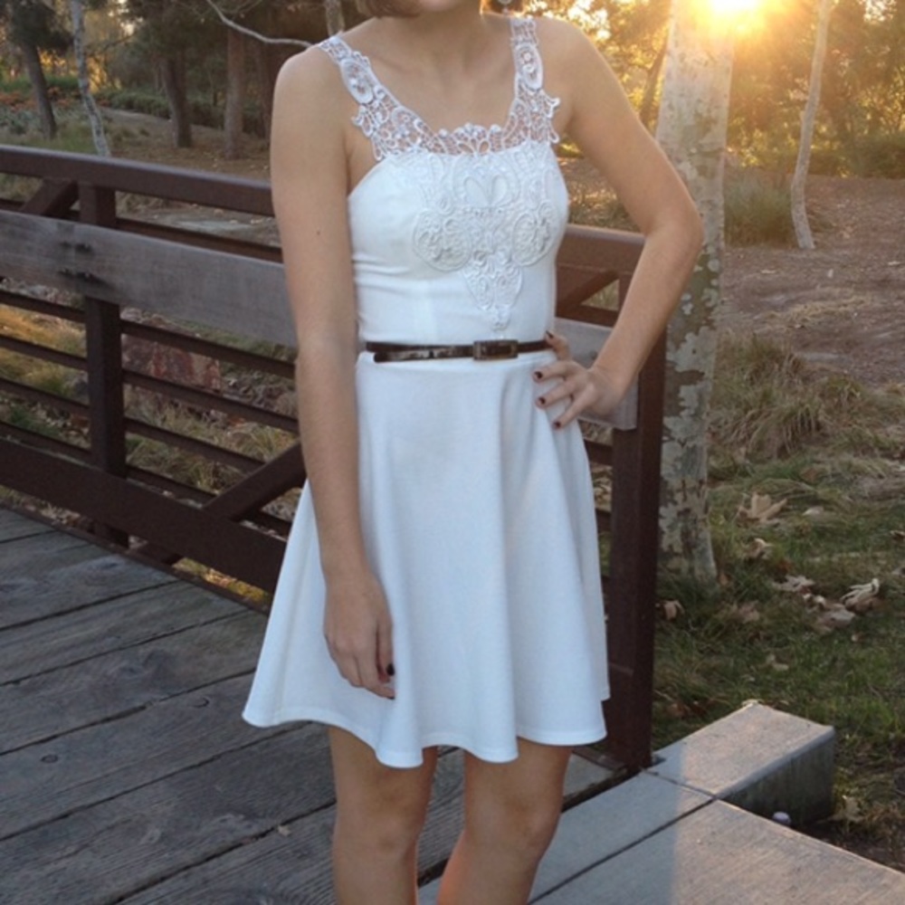 White dress